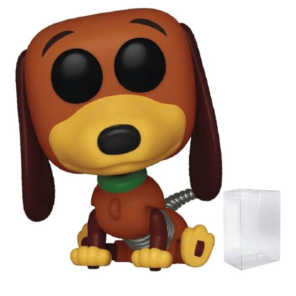 Funko Pop! Vinyl: Pixar Toy Story Slinky Dog #516 In Pop Protector - Picture 1 of 5
